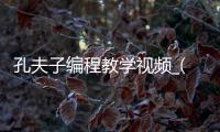 孔夫子编程教学视频_(孔夫子教下一句是什么)